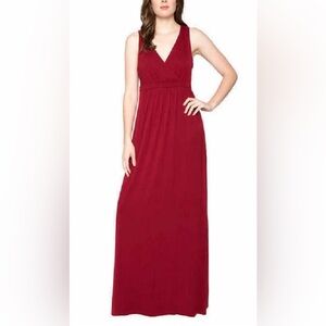 Matty M Women’s Maxi Dress – Maroon, Size XL (NWOT)
